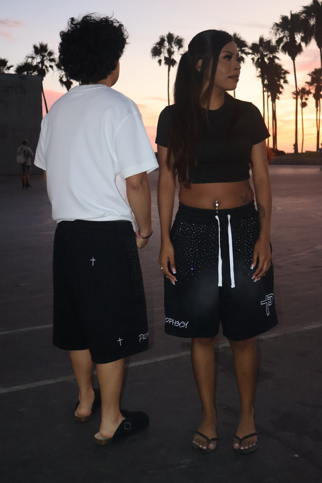 PROPHECY Rhinestone Shorts