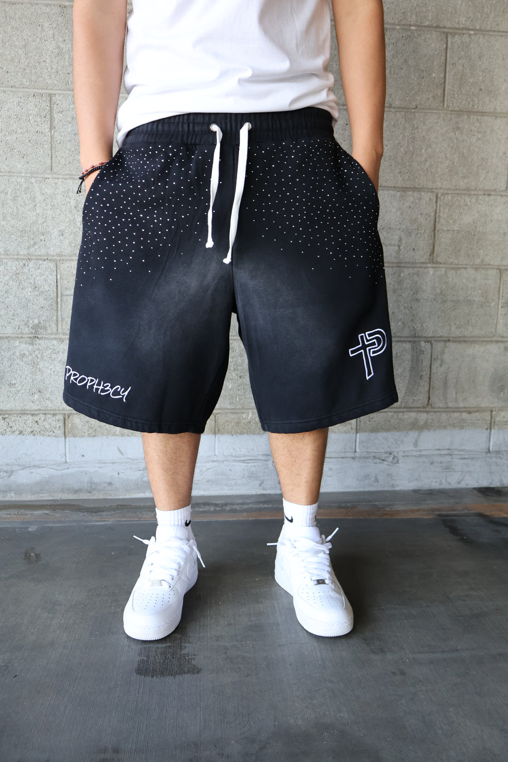 PROPHECY Rhinestone Shorts